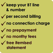 Keep your BT line and number